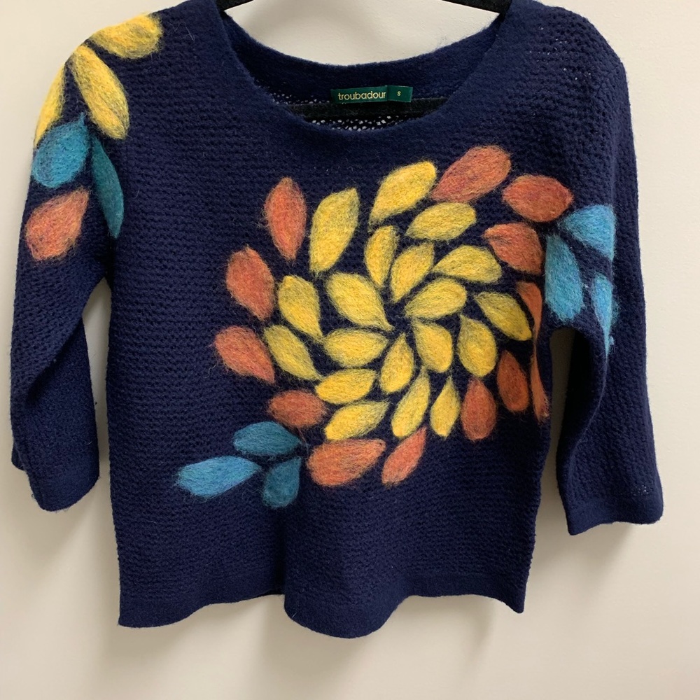 Troubadour (Anthropologie) wide crew neck sweater